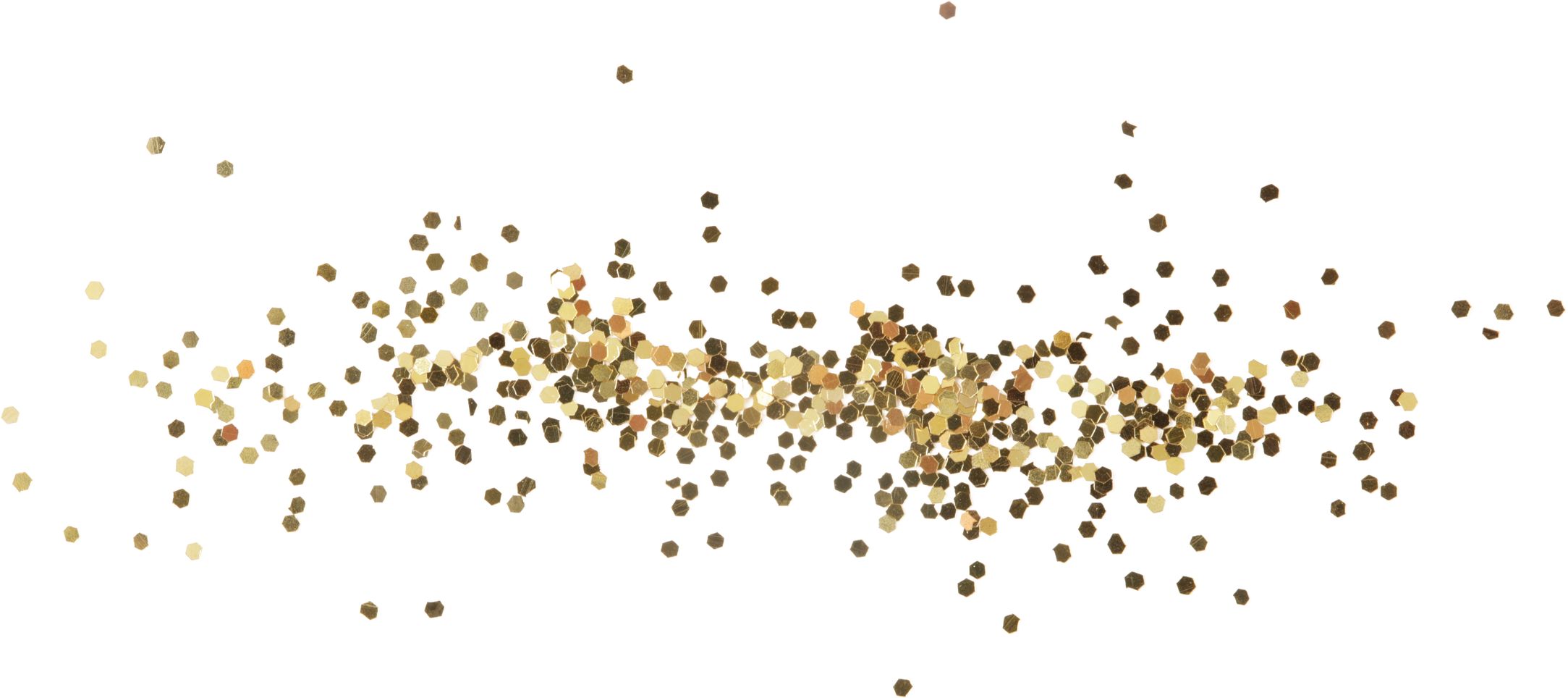Gold Glitter Texture Isolated. Abstract Background.