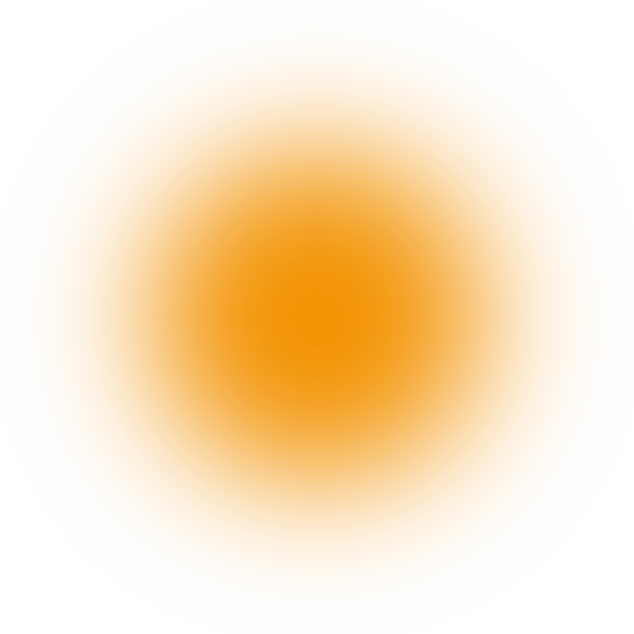Blurred Orange Circle 